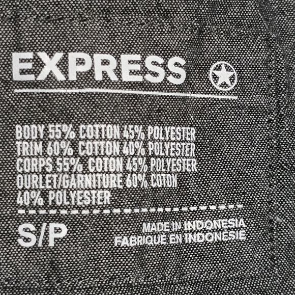 Express Men's Button Down Long Sleeve Cardigan Sweater Blazer Size S/P - Picture 5 of 7